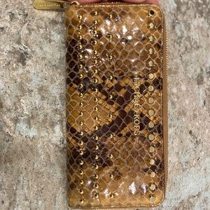 Michael Kors snakeskin wallet